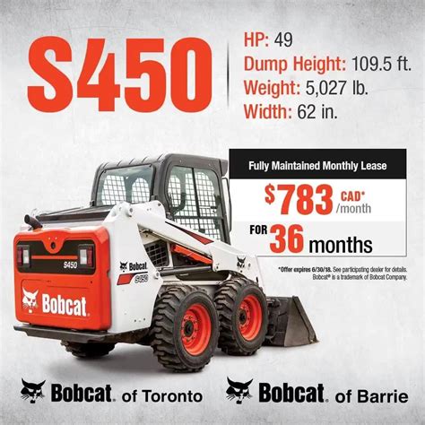 rent to own skid steer ohio|bobcat skid steer lease programs.